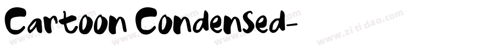 Cartoon Condensed字体转换